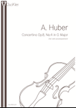 Huber - Concertino Op.8, Nr4 in G major, 2nd violin accommpaniment