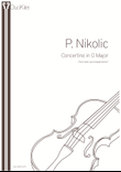 Nikolic - Concertino in G Major, 2nd violin accompaniment