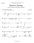 Pensive, Gazing snare drum part