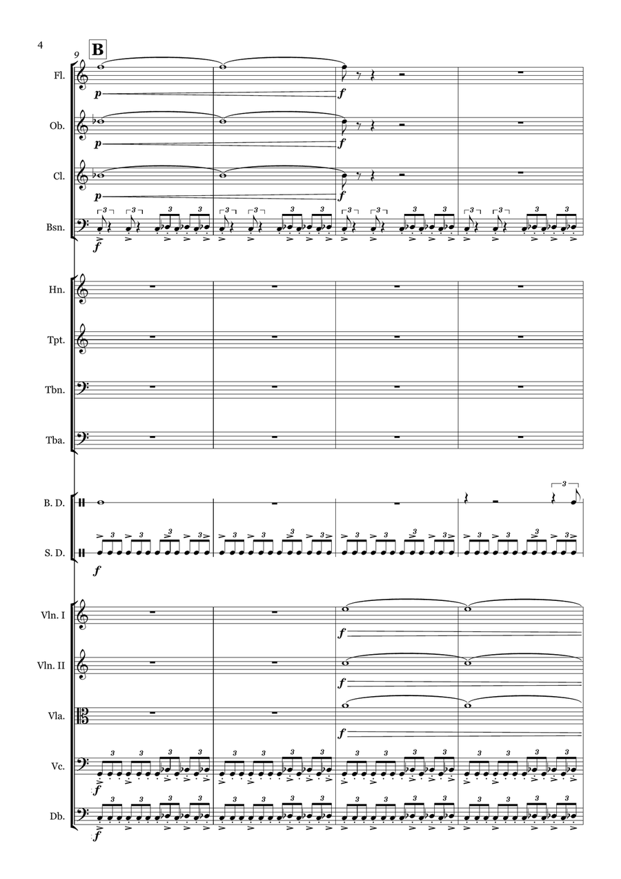 The Shredder's March for orchestra Full Orchestra scores gallery preview page 5