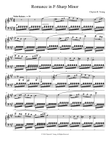 Romance in F-Sharp Minor