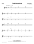 Final Countdown (arr. Kirby Shaw) - Guitar