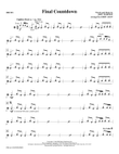 Final Countdown (arr. Kirby Shaw) - Drums