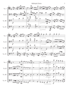 Hallelujah Chorus for cello quartet (or cello choir/cello ensemble) Chamber Music scores gallery preview page 3