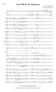 You Will Be My Witnesses - Full Score mini preview