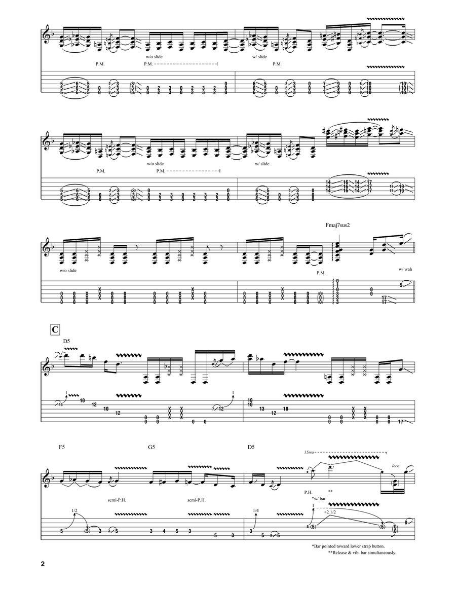 Bad Horsie Bad Horsie Guitar Tablature scores gallery preview page 2