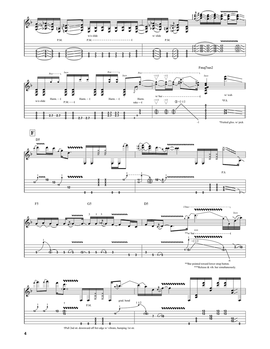 Bad Horsie Bad Horsie Guitar Tablature scores gallery preview page 4