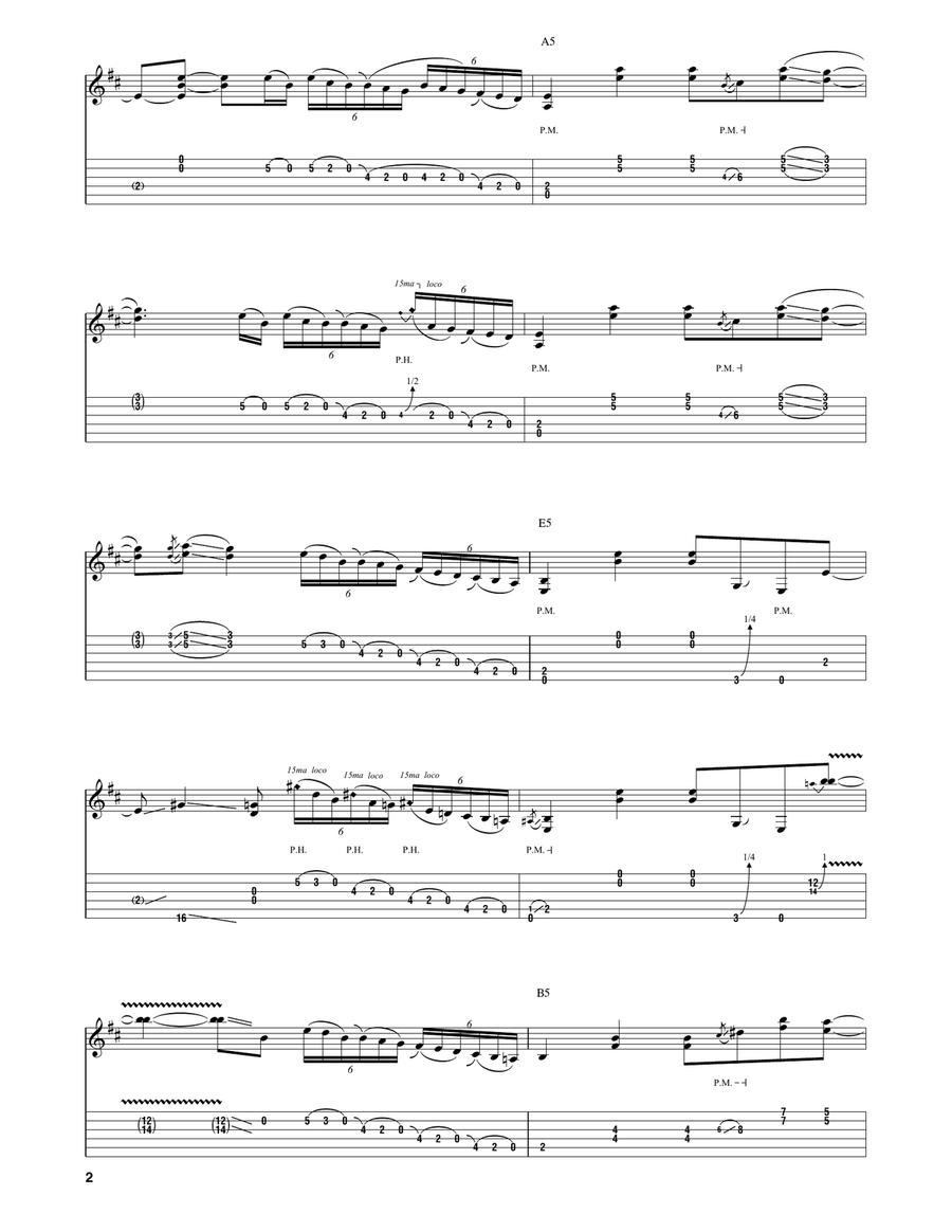 Jibboom Jibboom Guitar Tablature scores gallery preview page 2