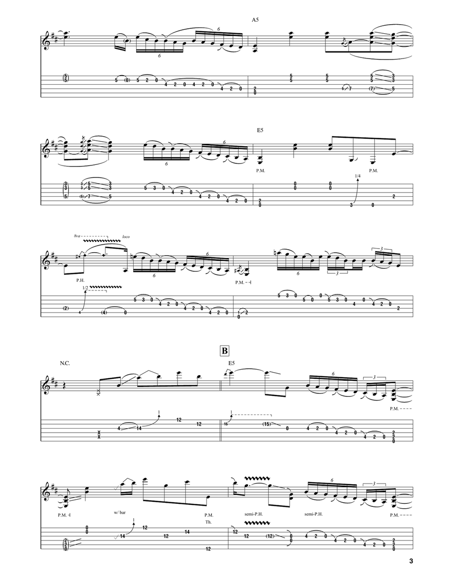 Jibboom Jibboom Guitar Tablature scores gallery preview page 3