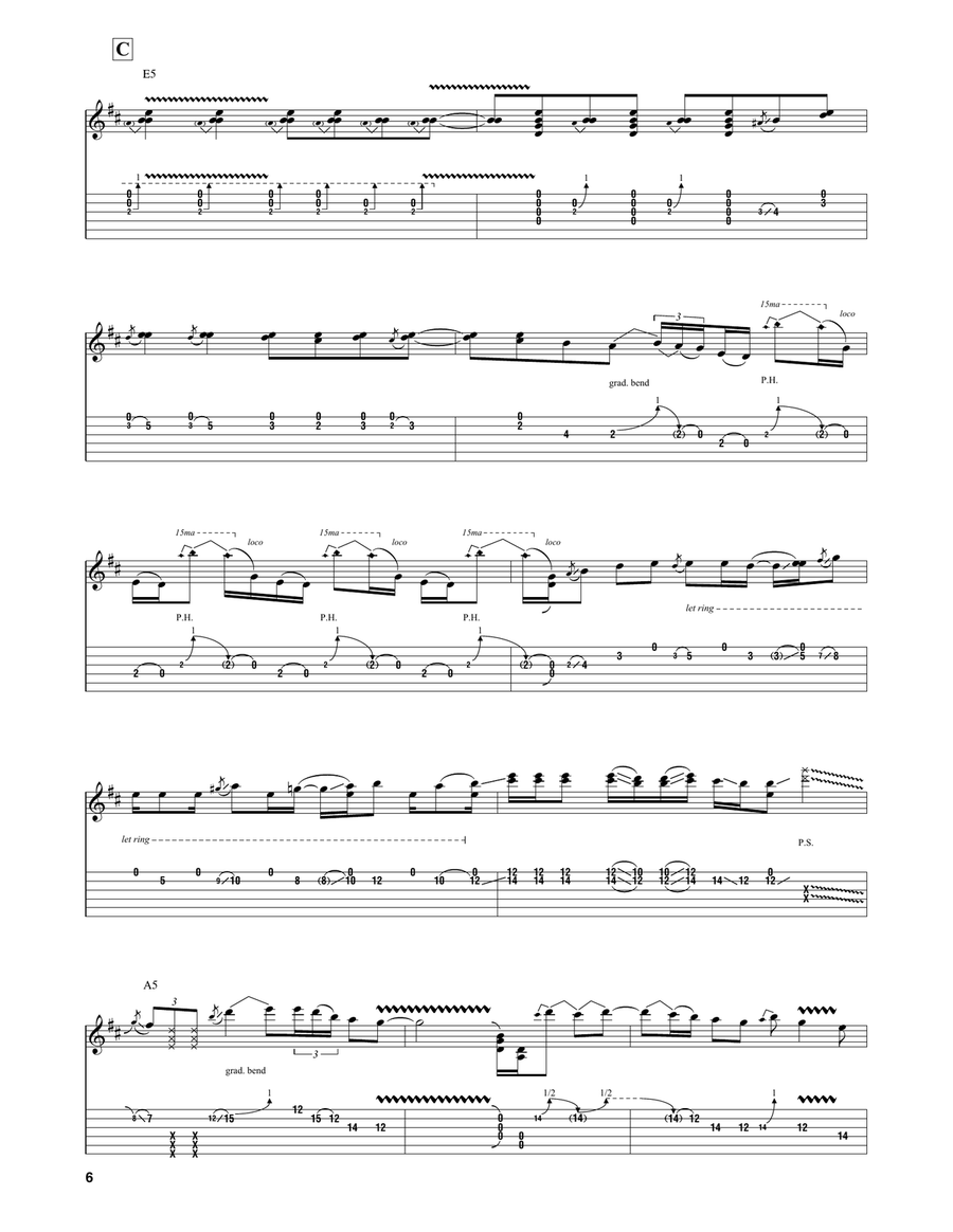 Jibboom Jibboom Guitar Tablature scores gallery preview page 6