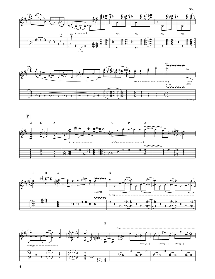 Juice Juice Guitar Tablature scores gallery preview page 4