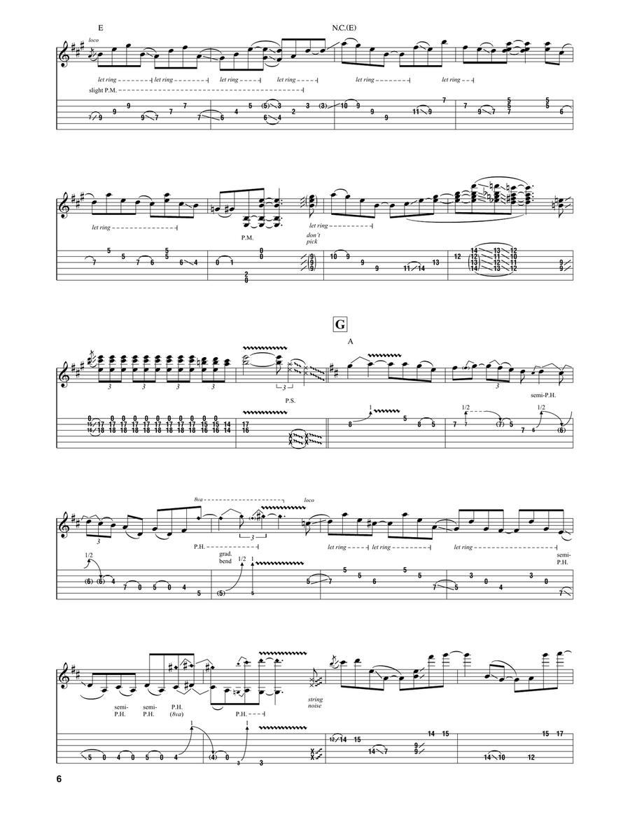 Juice Juice Guitar Tablature scores gallery preview page 6
