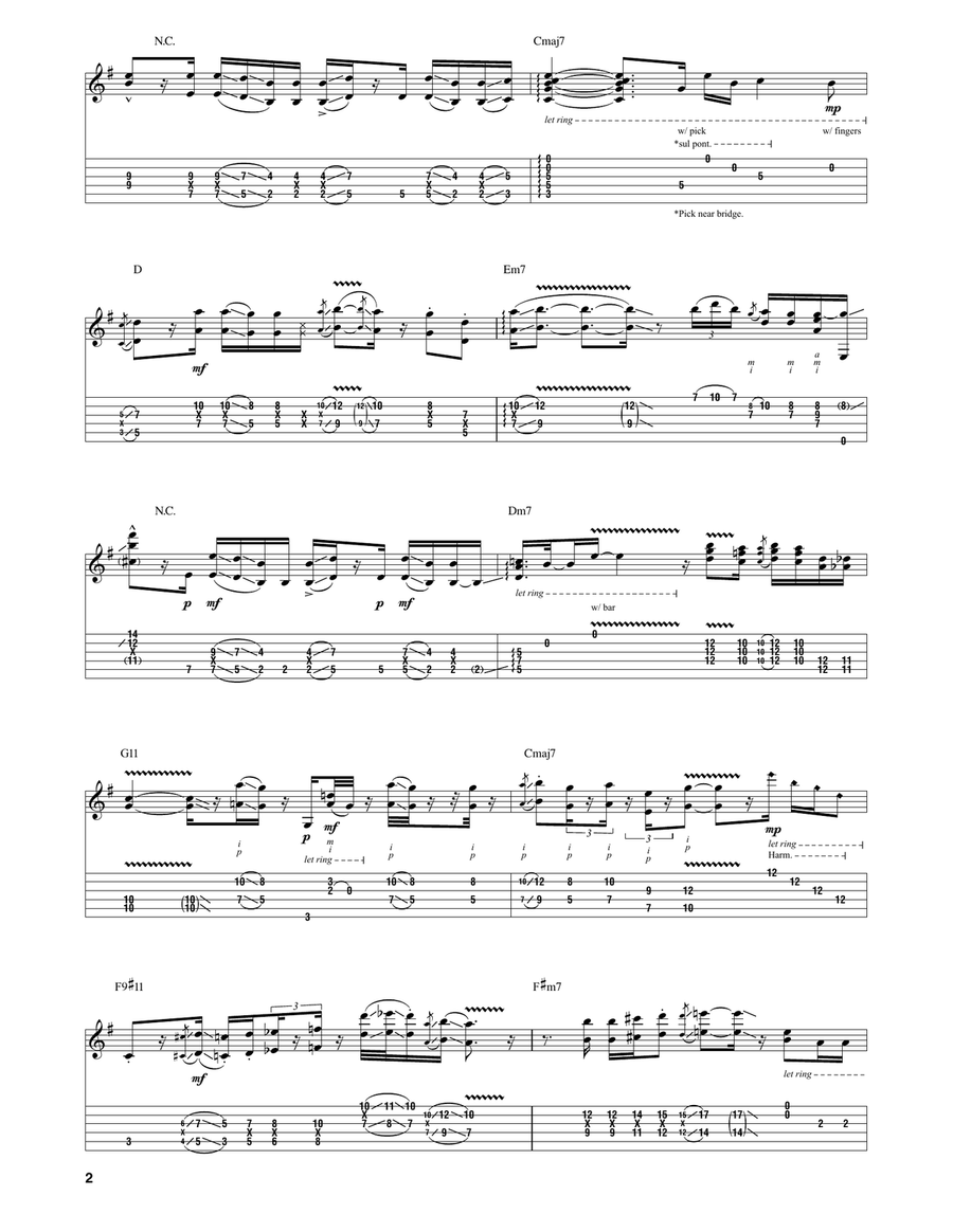 Tender Surrender Tender Surrender Electric Guitar scores gallery preview page 2