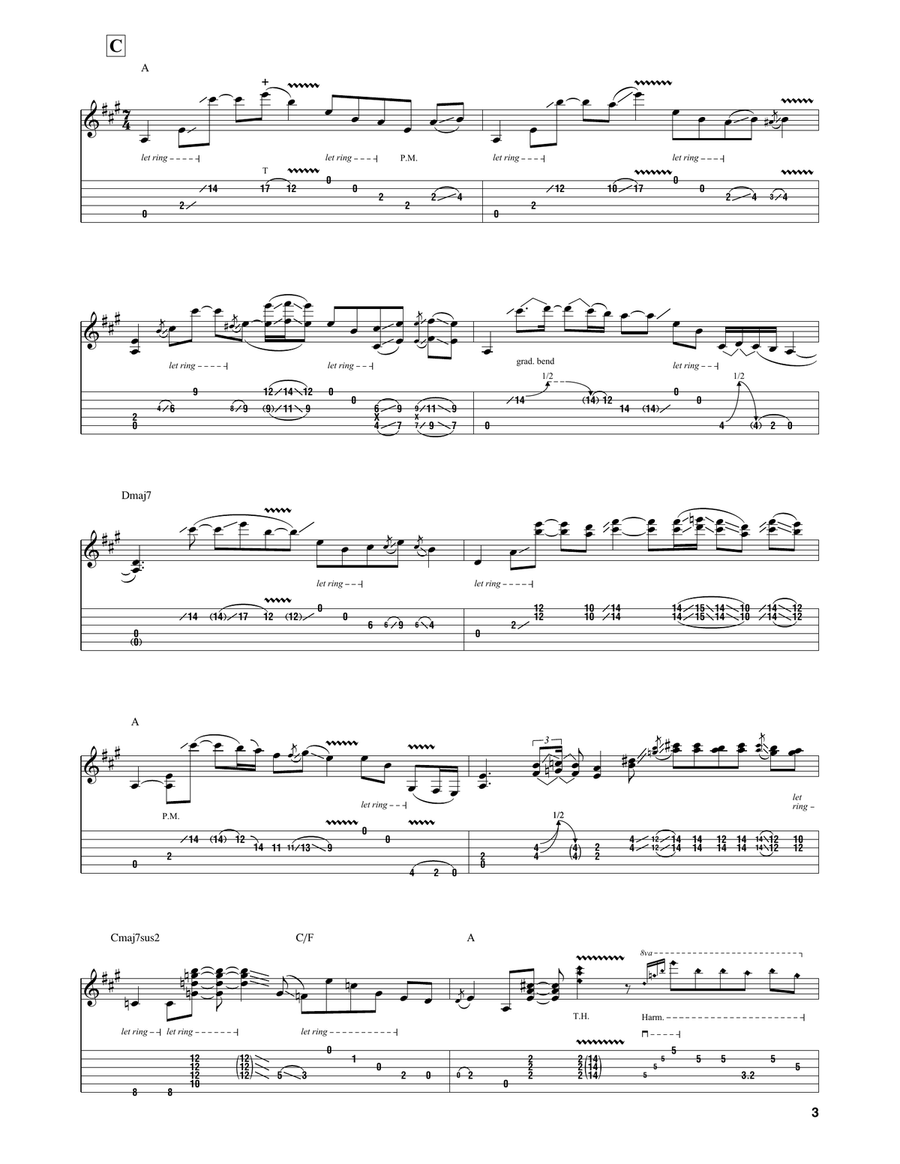 Die To Live Die To Live Guitar Tablature scores gallery preview page 3