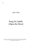 Song For Judith (open The Door)