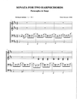 Sonata for Two Harpsichords