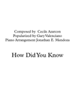 How Did You Know?