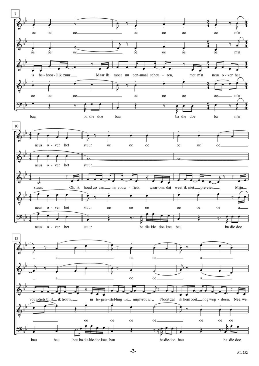 Mein Fahrrad Mein Fahrrad 4-Part scores gallery preview page 2