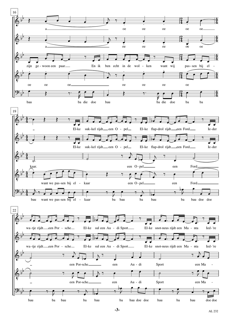 Mein Fahrrad Mein Fahrrad 4-Part scores gallery preview page 3