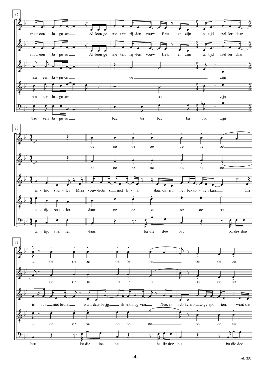 Mein Fahrrad Mein Fahrrad 4-Part scores gallery preview page 4