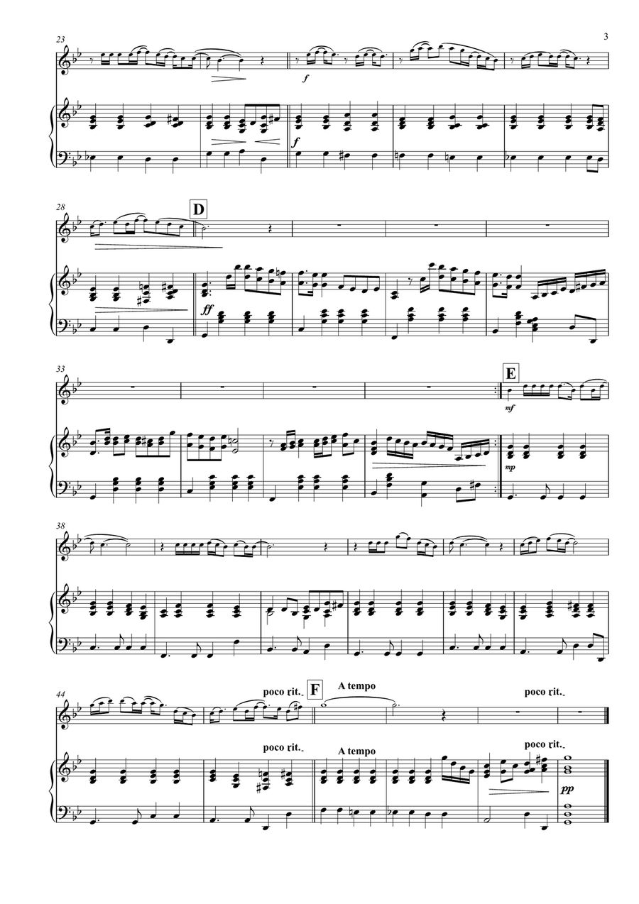 Sorry Seems To Be The Hardest Word Vibraphone scores gallery preview page 3