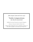 Violin Compositions