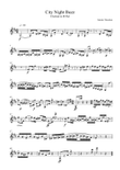 City Night Buzz for Unaccompanied Clarinet