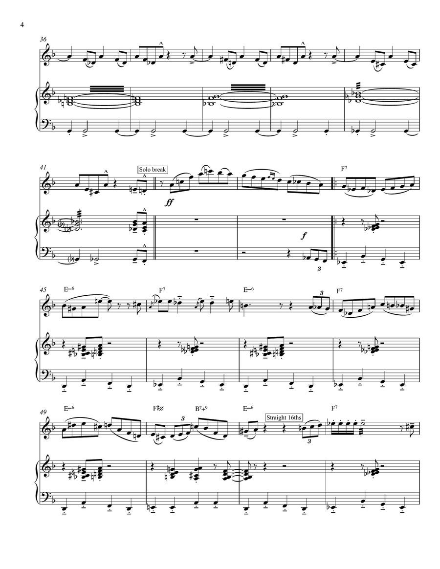 A Night In Tunisia Piano Method scores gallery preview page 4