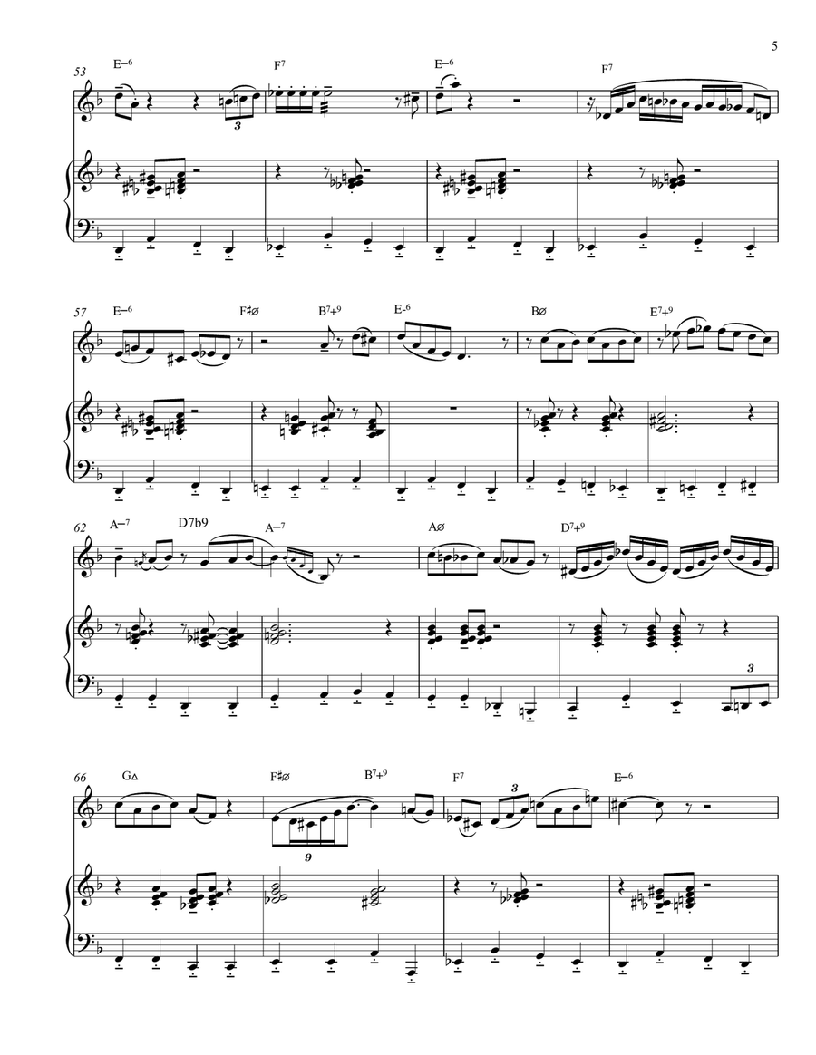 A Night In Tunisia Piano Method scores gallery preview page 5