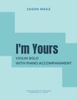 I'm Yours