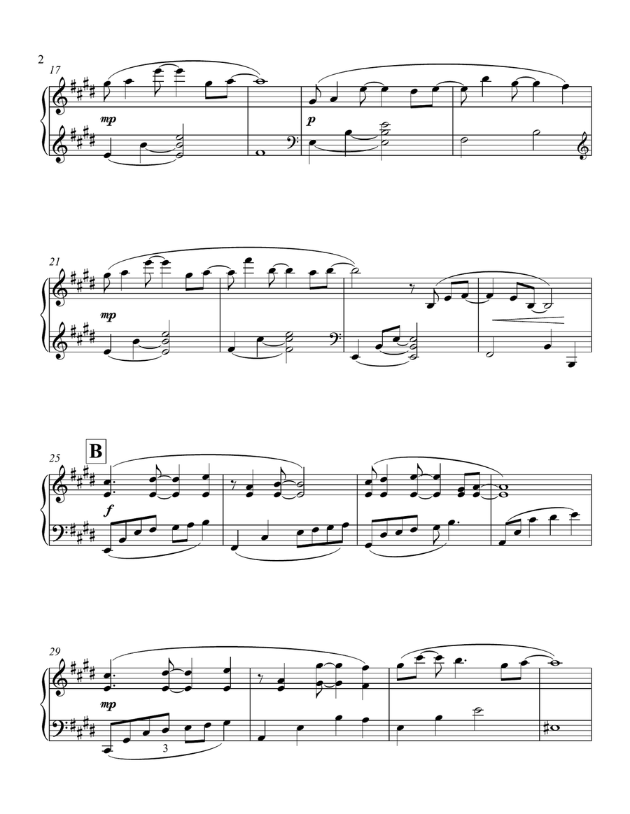 A Life Piano Solo scores gallery preview page 3