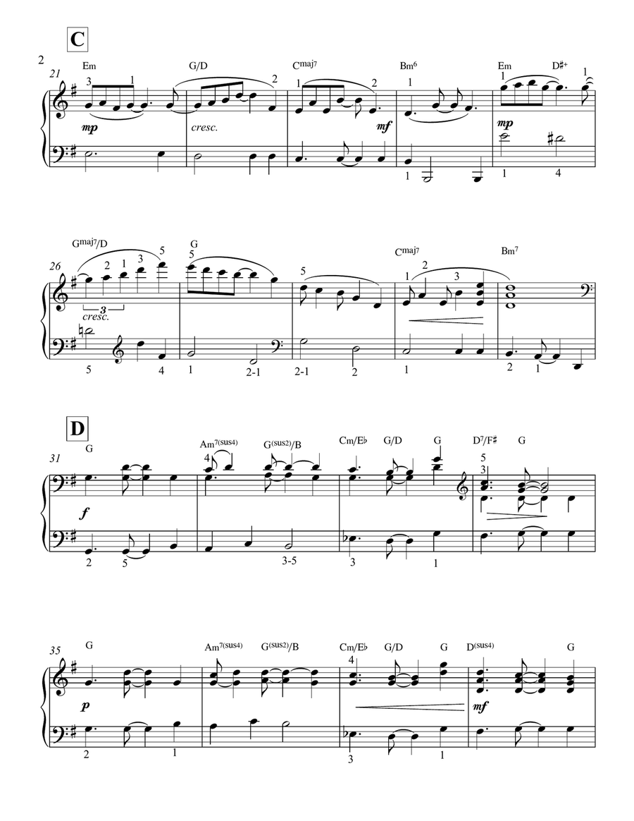 Gatherings Piano Solo scores gallery preview page 3