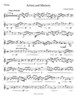 Action and Memory (Violin Part)
