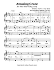Amazing Grace (Easy Piano)