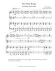 We Three Kings (A Holiday Piano Duet)