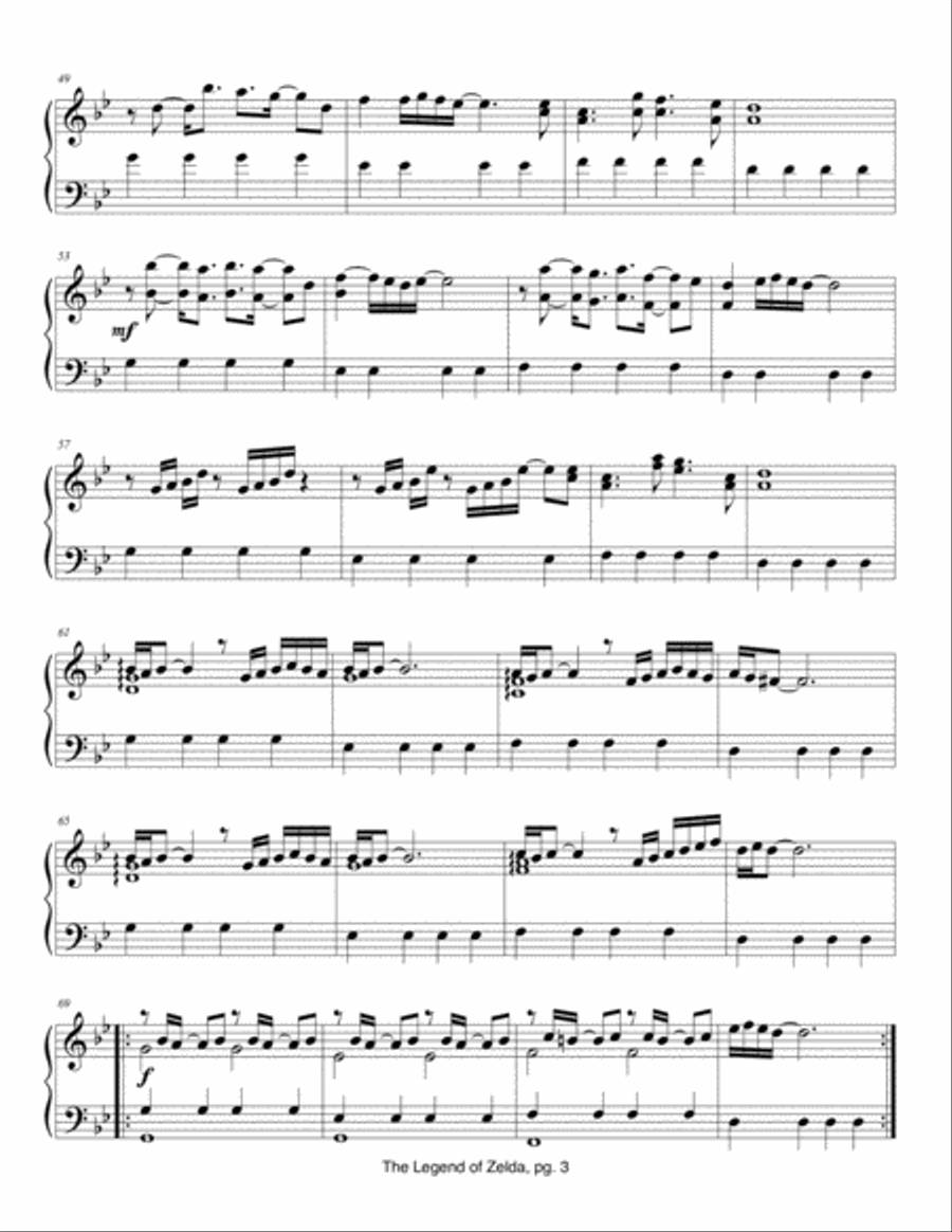 The Legend Of Zelda Glockenspiel scores gallery preview page 3