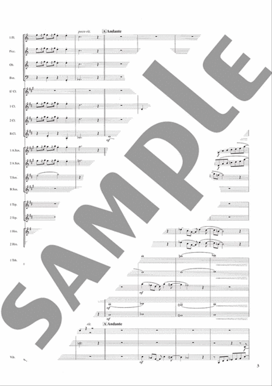 New Sounds in Brass - Joe Hisaishi 2: Animation Song Medley 2 Concert Band scores gallery preview page 7