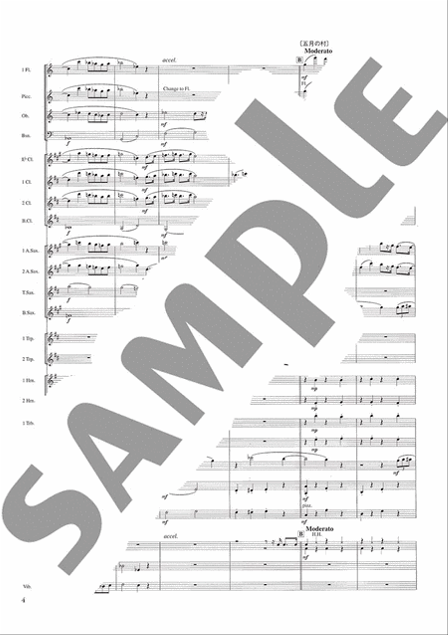 New Sounds in Brass - Joe Hisaishi 2: Animation Song Medley 2 Concert Band scores gallery preview page 8