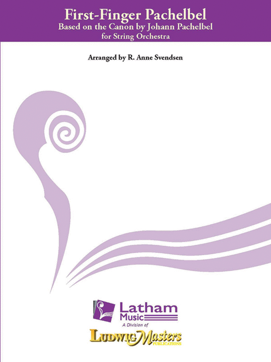 First Finger Pachelbel First Finger Pachelbel String Orchestra scores gallery preview page 1