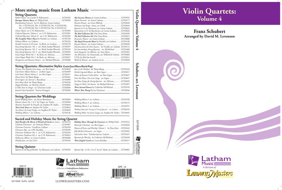 Violin Quartets, v. 4 Violin Quartets, v. 4 Violin scores gallery preview page 2