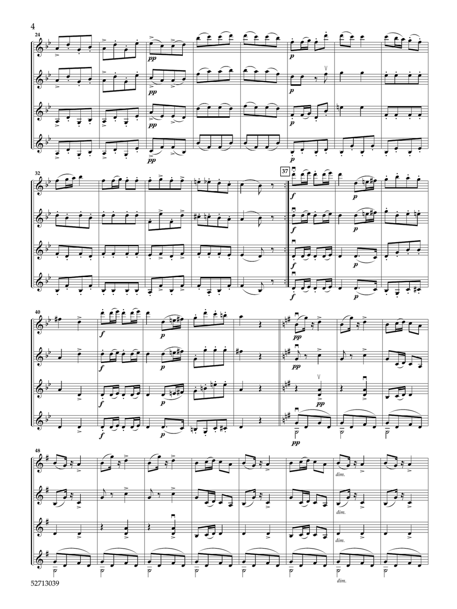 Violin Quartets, v. 4 Violin Quartets, v. 4 Violin scores gallery preview page 6