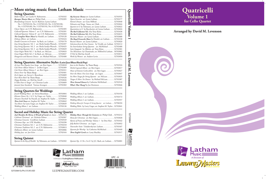 Quatricelli -- Volume 1 Quatricelli -- Volume 1 Cello scores gallery preview page 2