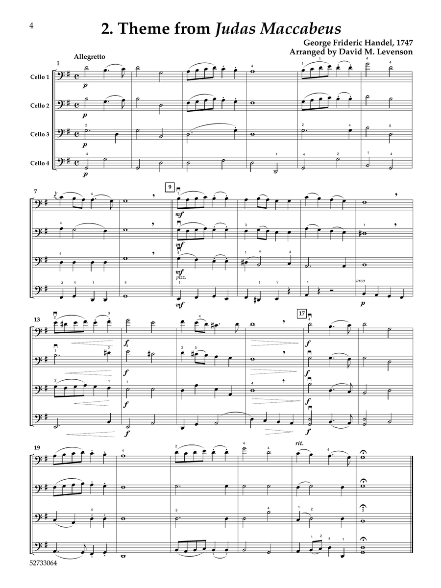 Quatricelli -- Volume 1 Quatricelli -- Volume 1 Cello scores gallery preview page 6