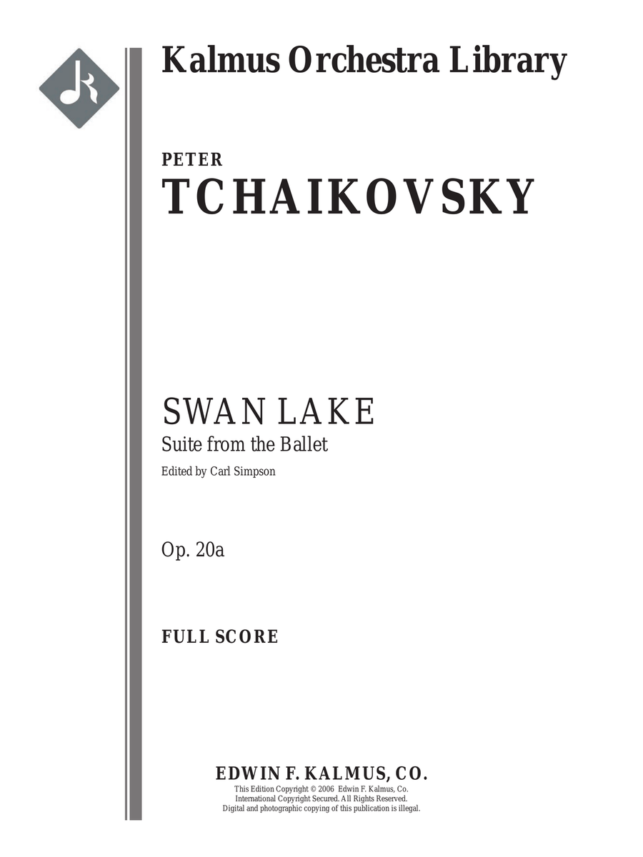 Swan Lake Suite, Op. 20a Chamber Orchestra scores gallery preview page 2