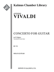 Concerto for Guitar in D, RV 93 (Lute)