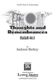 Thoughts & Remembrances: I. Isaiah 44:3