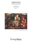 Three Songs, Op. 12