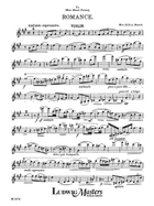 Romance Violin Solo scores gallery preview page 8