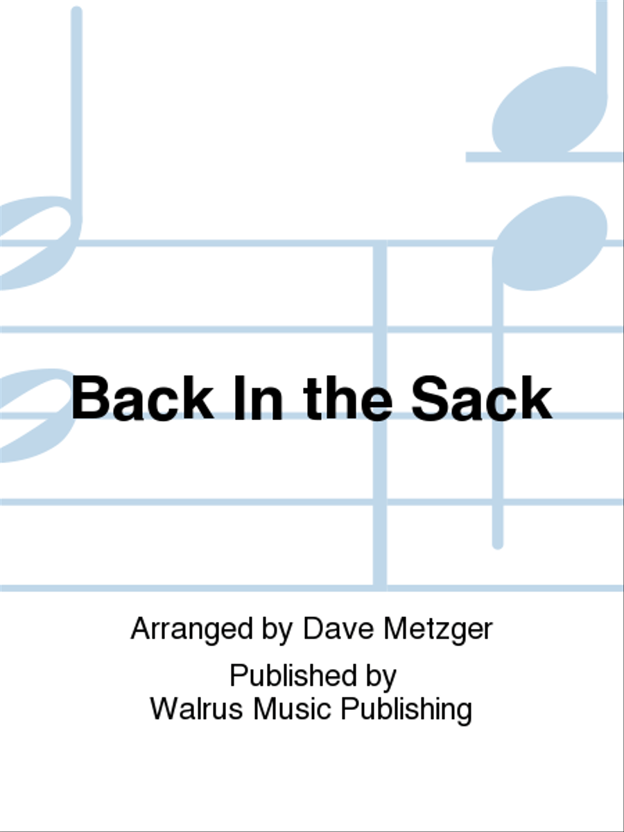 Back In the Sack Big Band scores gallery preview page 1