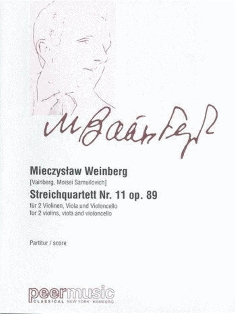 Streichquartett Nr. 11 Op. 89 String Quartet scores gallery preview page 1